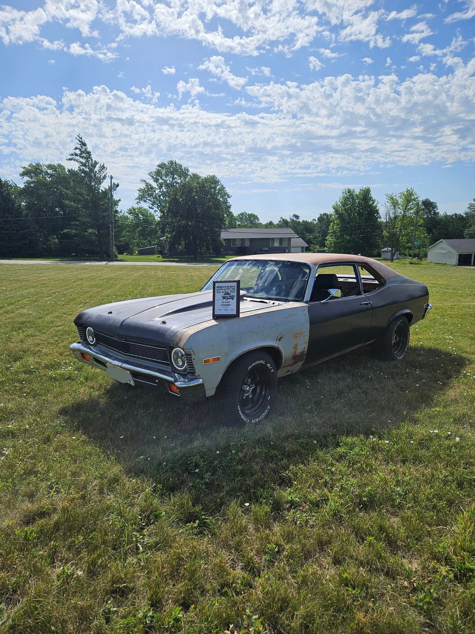 After restoration — drivable hot rod